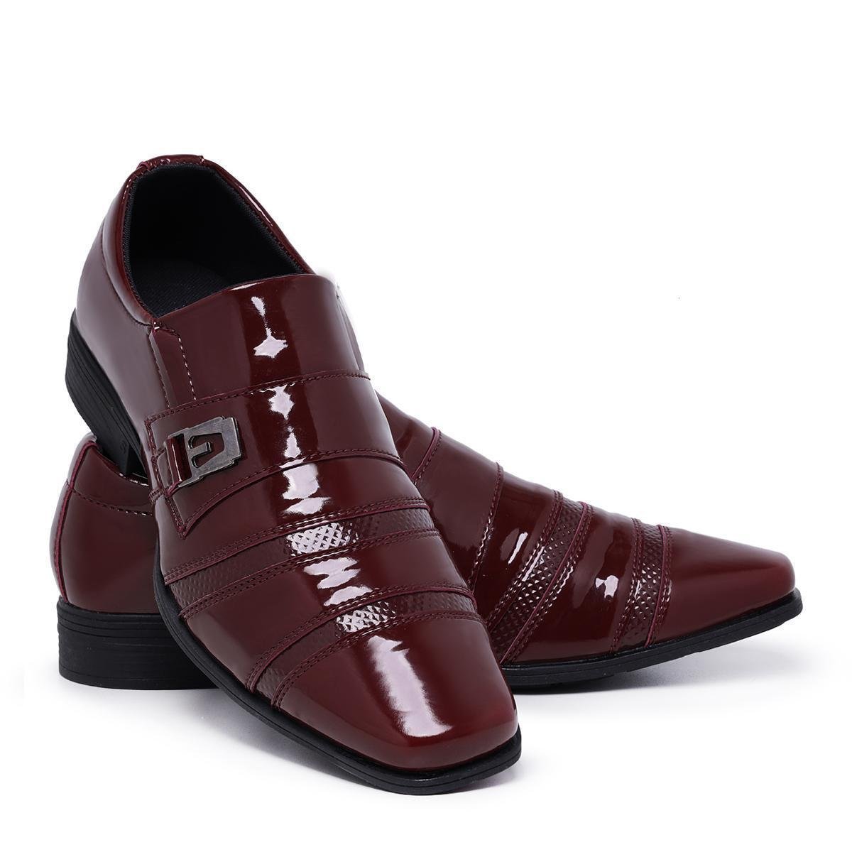 Sapato Masculino Social Schiareli 803 Bico Quadrado Fino Moderno Menor preço em Sapato Masculino Social Schiareli 803 Bico Quadrado Fino Moderno