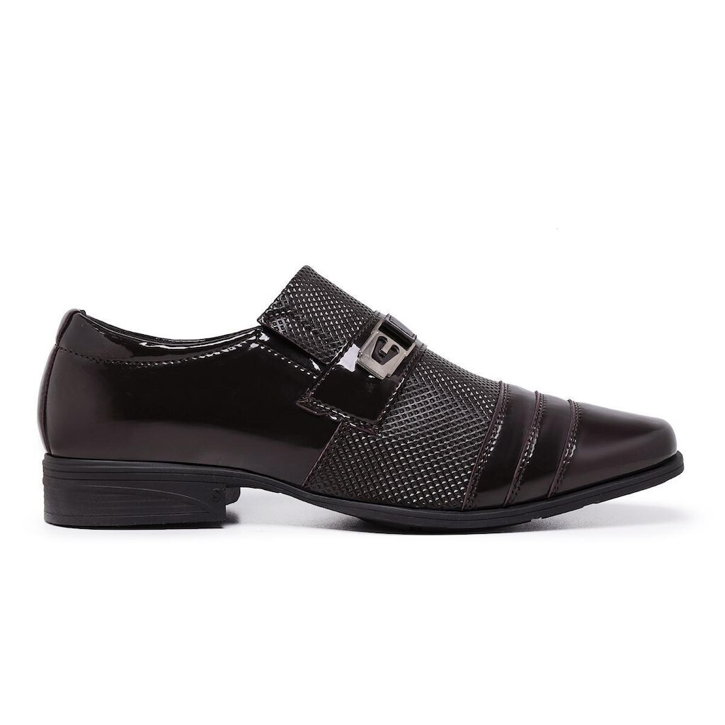 Sapato Masculino Social Schiareli 833 Bico Quadrado Fino Moderno