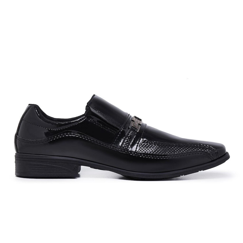 Sapato Masculino Social Schiareli 836 Bico Quadrado Fino Moderno