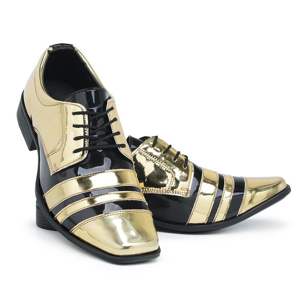 Sapato Masculino Social Schiareli 840 Bico Quadrado Fino Moderno