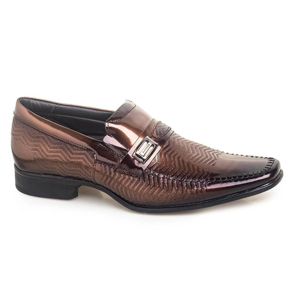 Sapato Masculino Social Verniz Rafarillo Couro Envernizado Menor preço em Sapato Masculino Social Verniz Rafarillo Couro Envernizado