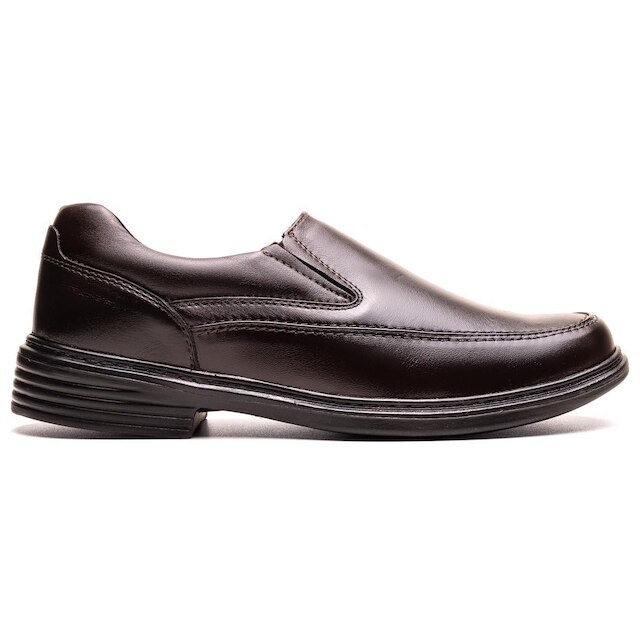 Sapato Masculino Ultra Comfort em Couro Café