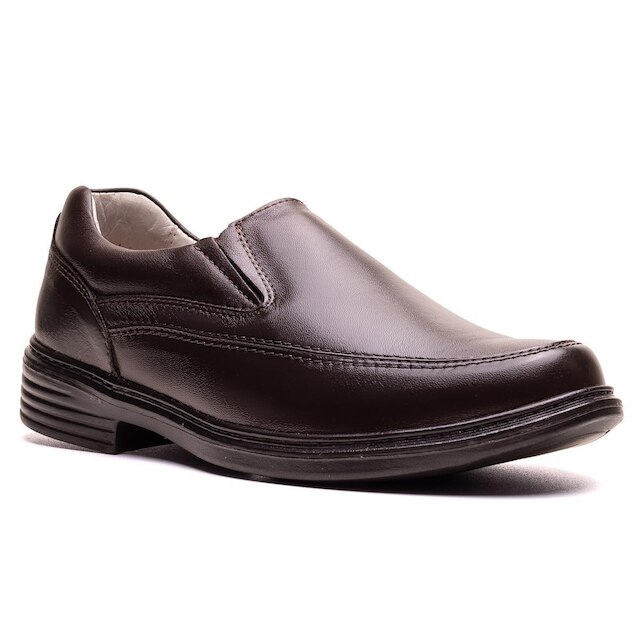 Sapato Masculino Ultra Comfort em Couro Café