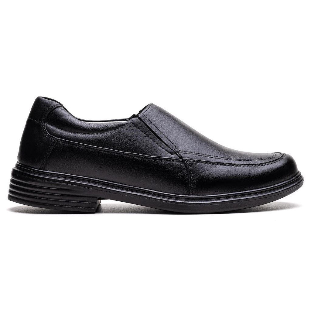 Sapato Masculino Ultra Comfort em Couro Preto