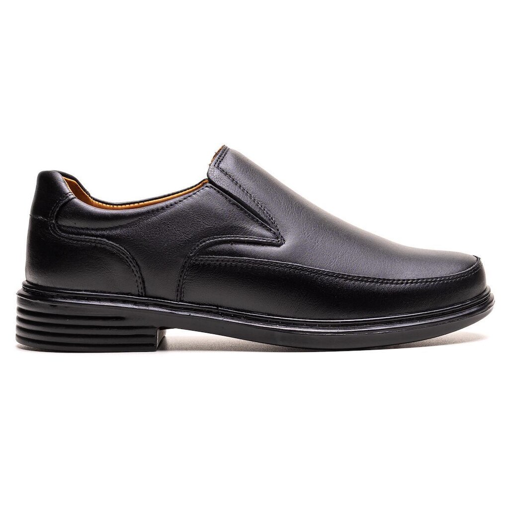Sapato Masculino Ultra Comfort em Couro Preto