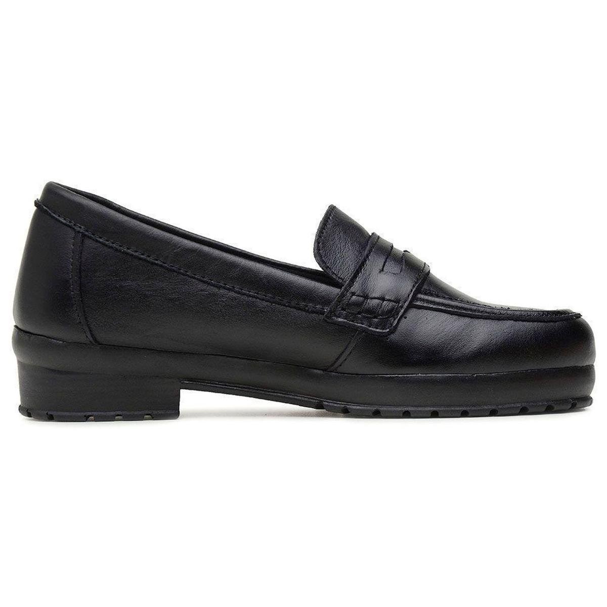 Sapato Preto Sapatilha Feminina Sapato Da Escola Militar Sapato