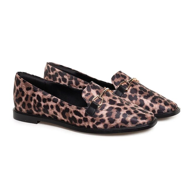 Sapato Mocassim Bebecê Estampado Feminino