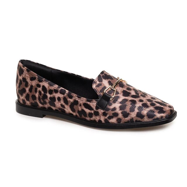 Sapato Mocassim Bebecê Estampado Feminino