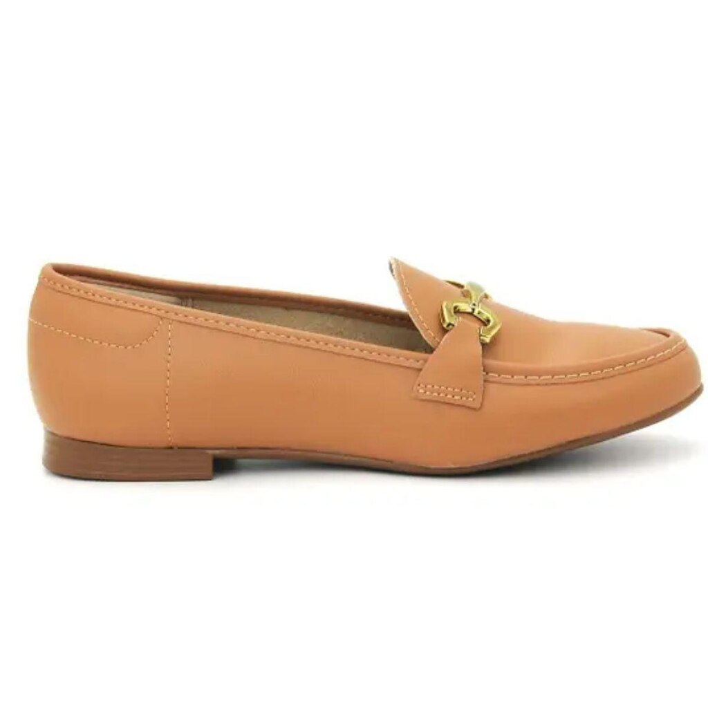 Sapato Mocassim Beira Rio Camel Feminino Original 4324.101