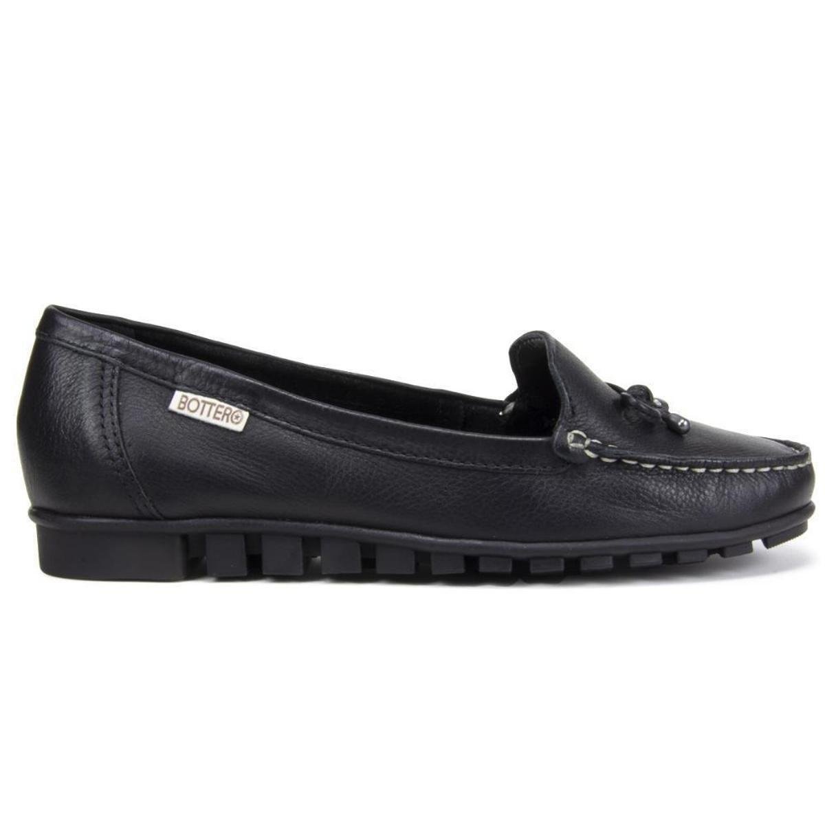 Sapato Mocassim Bottero 354001 Feminino - Preto Menor preço em Sapato Mocassim Bottero 354001 Feminino - Preto