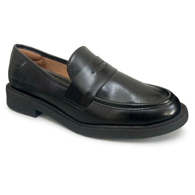 Sapato Mocassim Casual Feminino Vizzano 1453.100 Comfort Preto