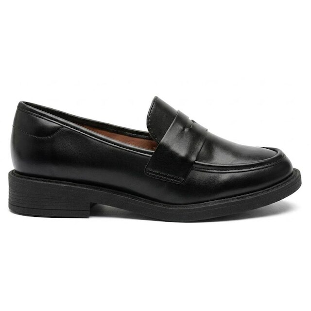 Sapato Mocassim Casual Feminino Vizzano 1453.100 Comfort Preto