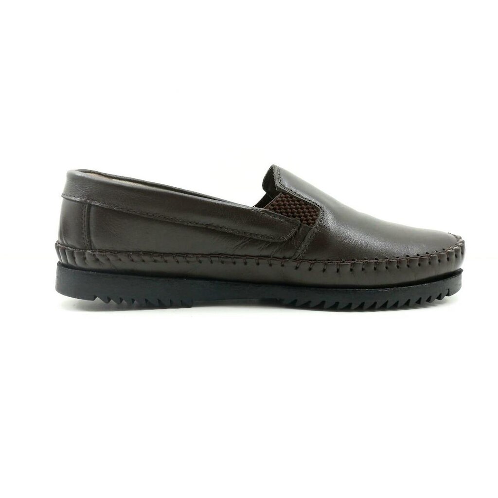 Sapato Mocassim Em Couro Tradicional Tertuliano Masculino Adulto - Ref 030