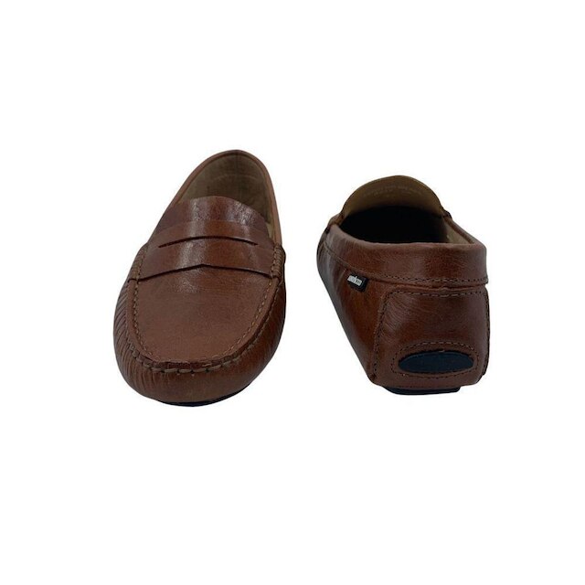 Sapato Mocassim Feminino Couro Andacco Marrom 3348 - Caramelo 39