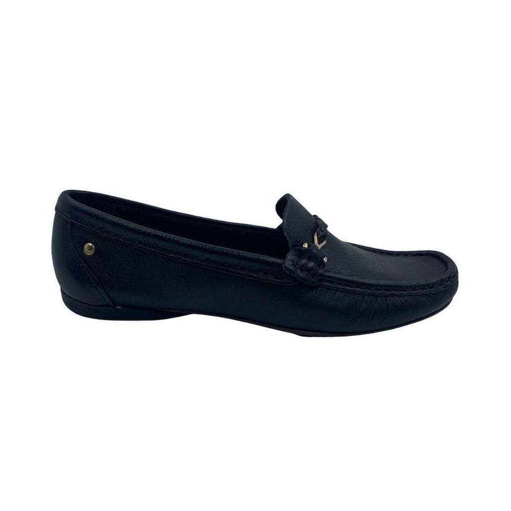 Sapato Mocassim Feminino Couro Andacco Preto 45011 - Preto 36