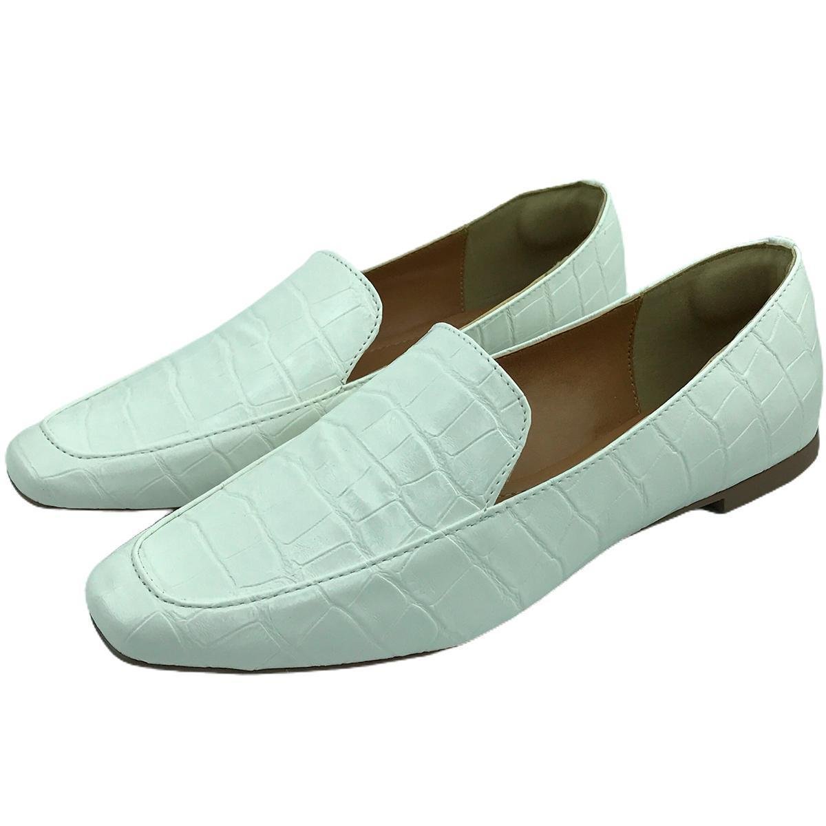 Sapato Mocassim Feminino Donatella Shoes Camurça Macau Liso Confort - Branco Menor preço em Sapato Mocassim Feminino Donatella Shoes Camurça Macau Liso Confort - Branco