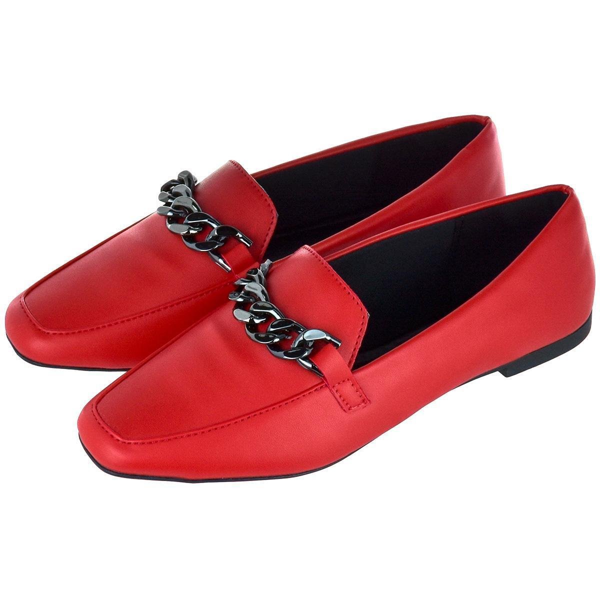 Sapato Mocassim Feminino Donatella Shoes Corrente Menor preço em Sapato Mocassim Feminino Donatella Shoes Corrente