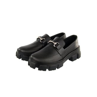 Sapato Mocassim Feminino Tratorado Fashion De Lima Manhani Oxford Com Fivela