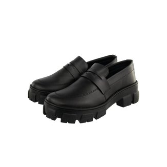 Sapato Mocassim Feminino Tratorado Fashion De Lima Manhani Oxford Liso