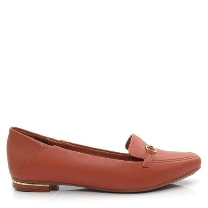 sapato marrom feminino vizzano