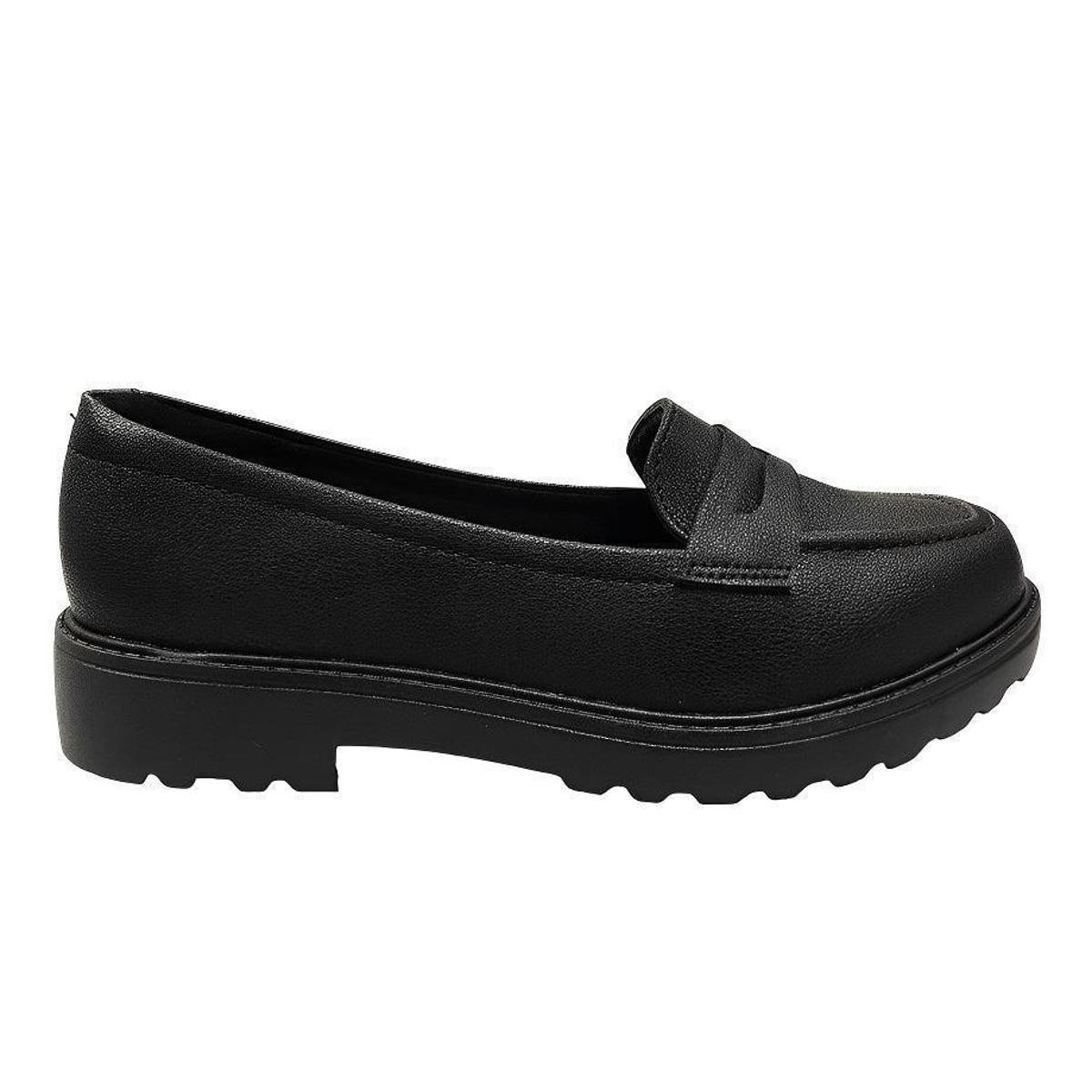 Sapato Modare Adulto Feminino Mocassim - 7357 .100 - Preto Menor preço em Sapato Modare Adulto Feminino Mocassim - 7357 .100 - Preto