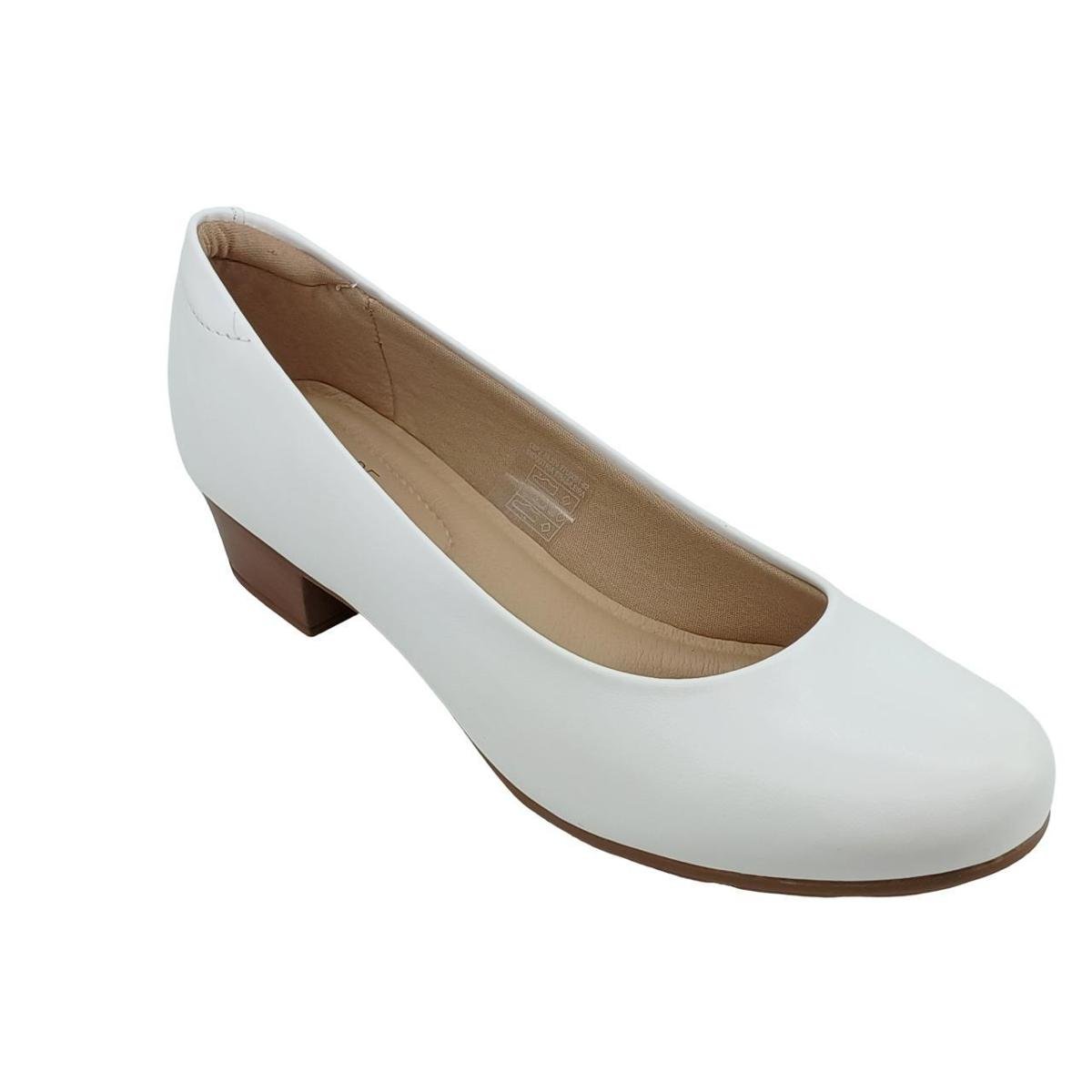 Sapato-social Calcados Feminino Branco Zattini - Main Image