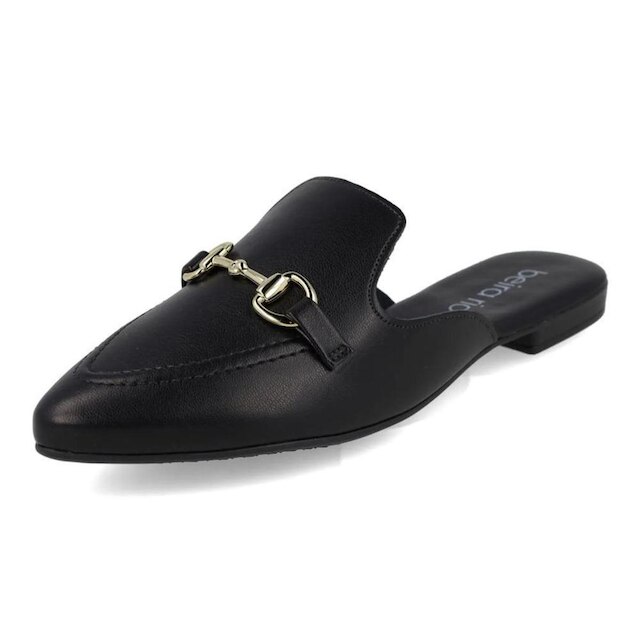 Sapato Mule Beira Rio Bridão Metálico Feminino