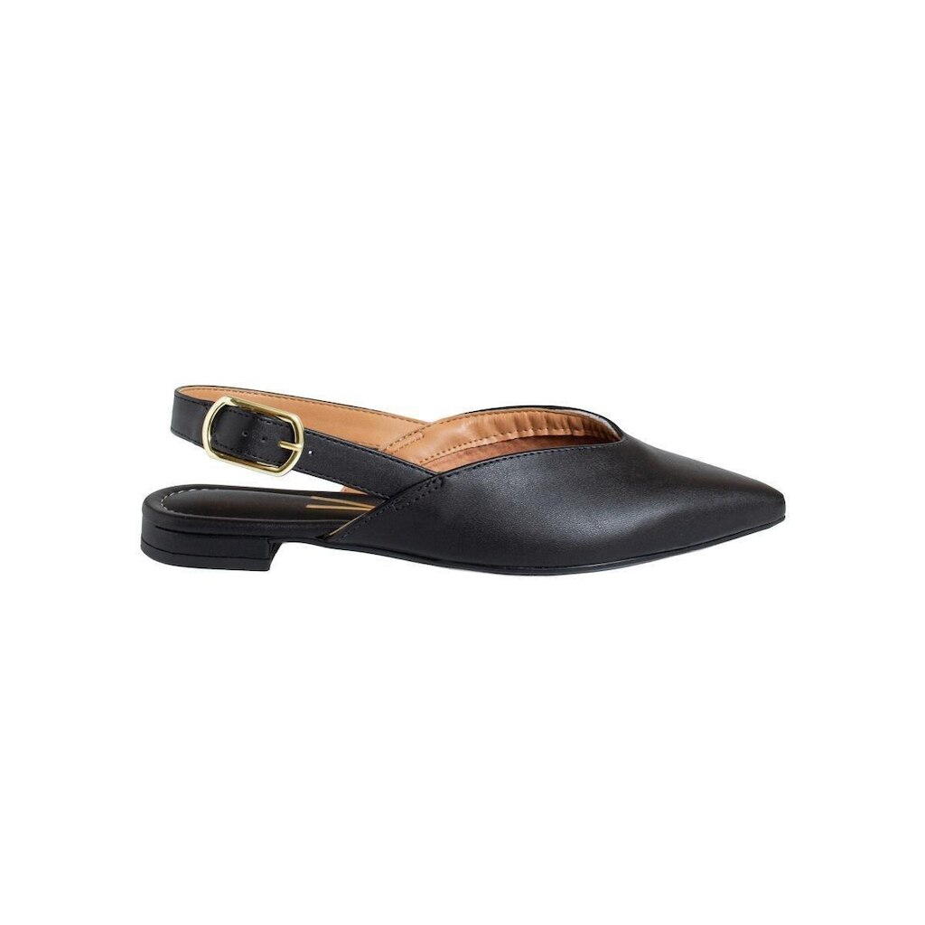 Sapato Mule Camurça Vizzano Bico Fino Feminino