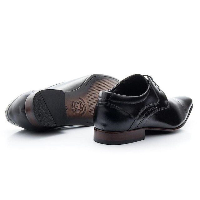 Sapato Oxford Couro Social Masculino Bico Alongado Estilo Italiano Anatomico Sola Costurada Macio