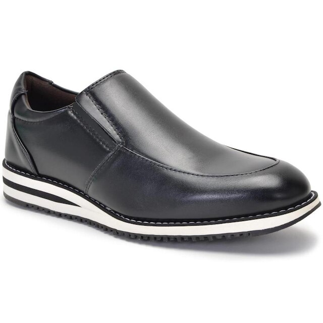 Sapato Oxford Liso Conforto e Estilo Moda Casual Homem Elegante Calce Facil Sola Leve Antiderrapante