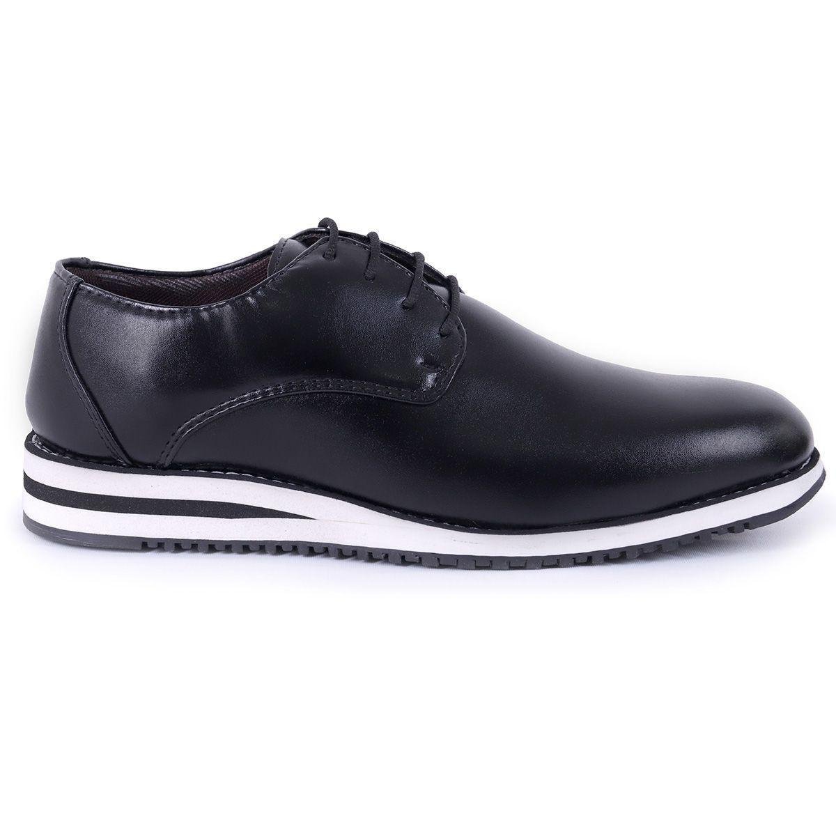 Sapato Oxford Masculino Conforto Casual Confortavel - Preto Menor preço em Sapato Oxford Masculino Conforto Casual Confortavel - Preto