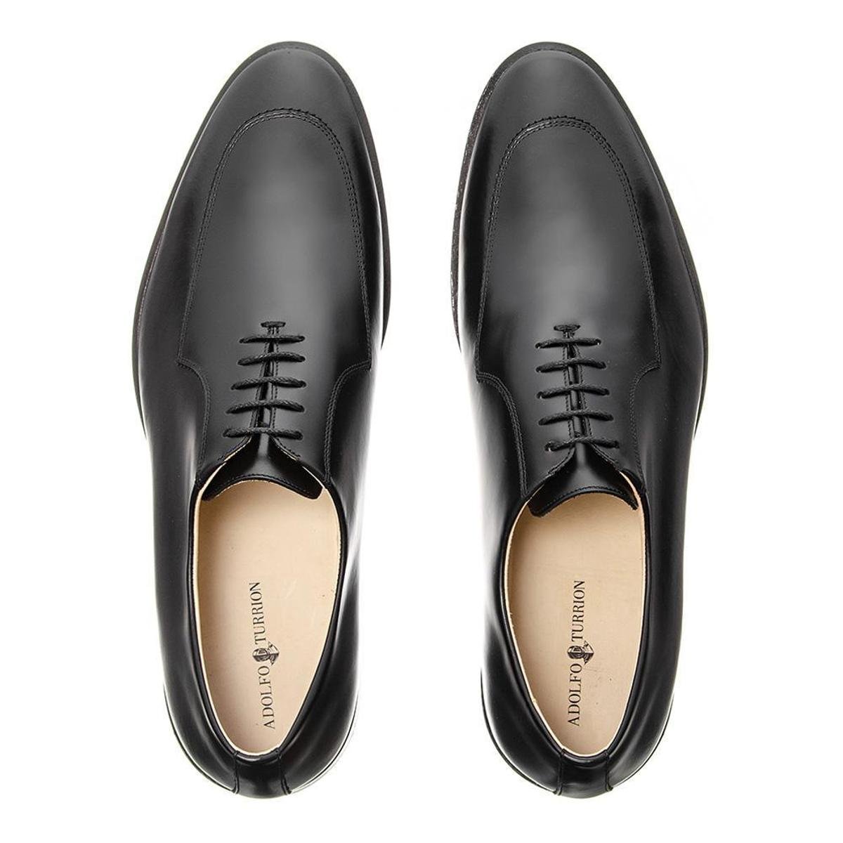 Sapato Oxford Masculino Couro Bico Redondo Conforto Social - Preto | Zattini