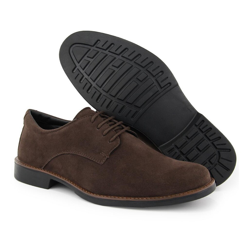 Sapato Oxford Masculino Elegante Camurça Legitimo Confortável Com Cadarço