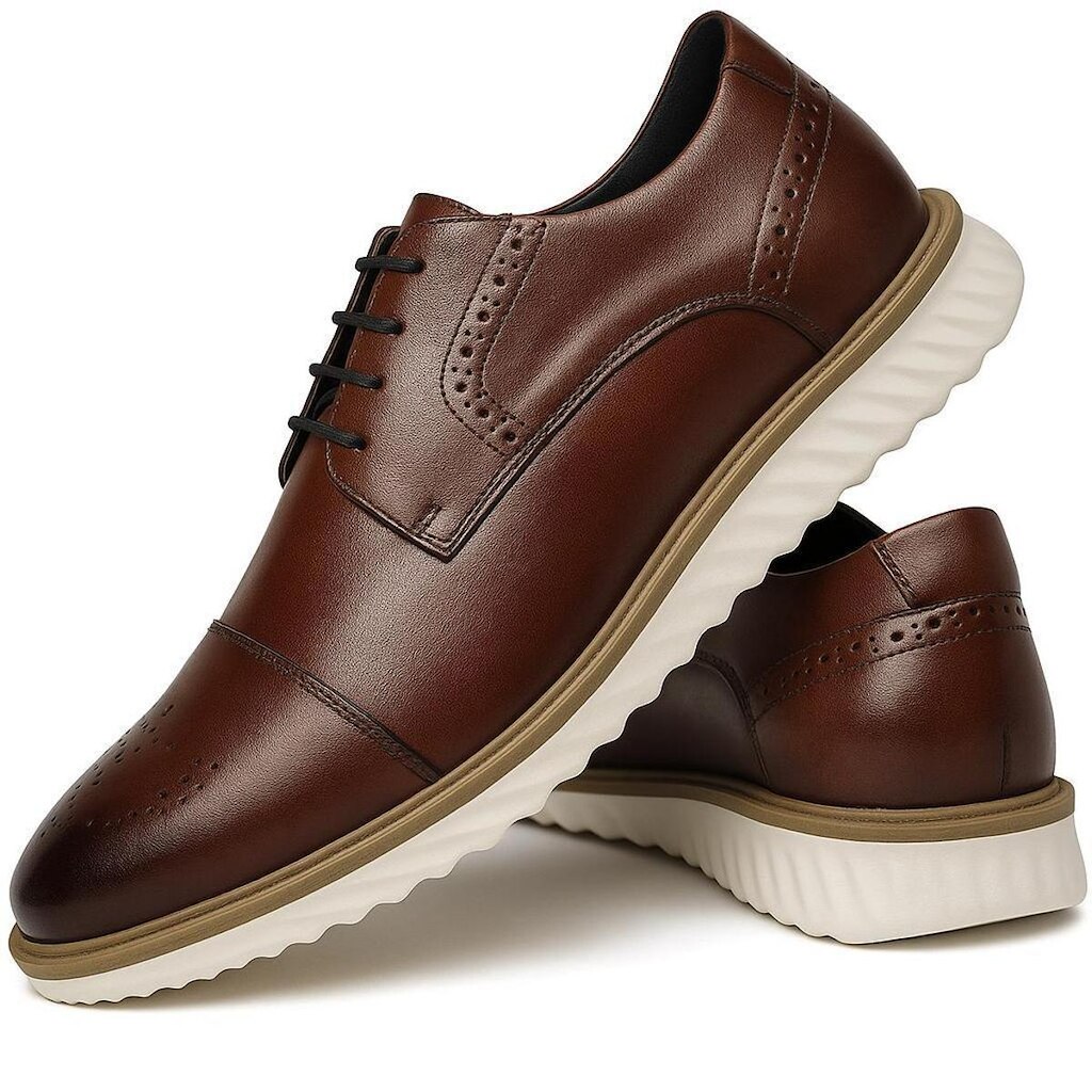 Sapato Oxford Masculino Italiano Elegante Social e Confortável
