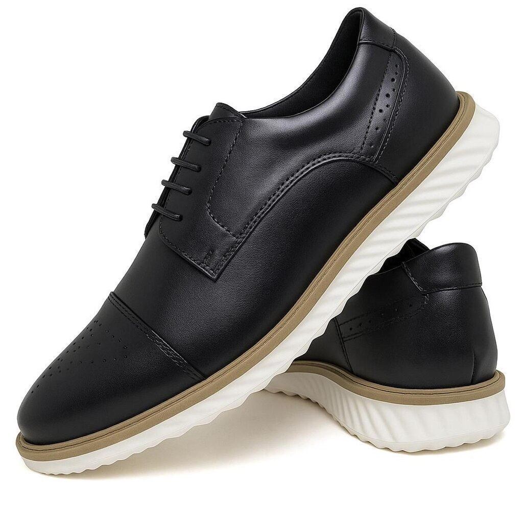 Sapato Oxford Masculino Italiano Elegante Social e Confortável