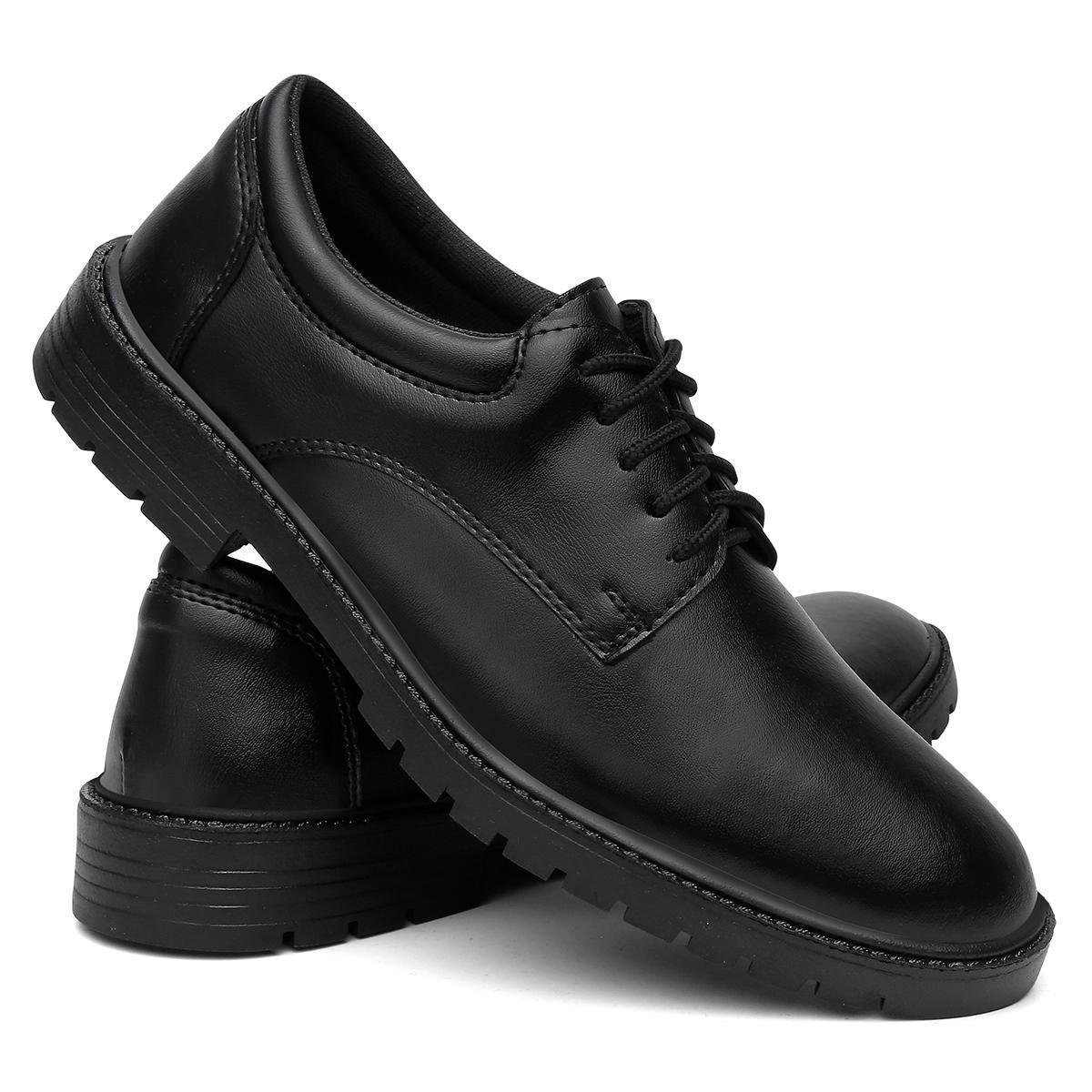 Sapato Oxford Masculino Social Casual Fino Elegante - Preto Menor preço em Sapato Oxford Masculino Social Casual Fino Elegante - Preto