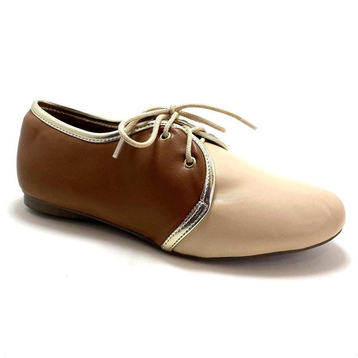sapato oxford feminino zattini