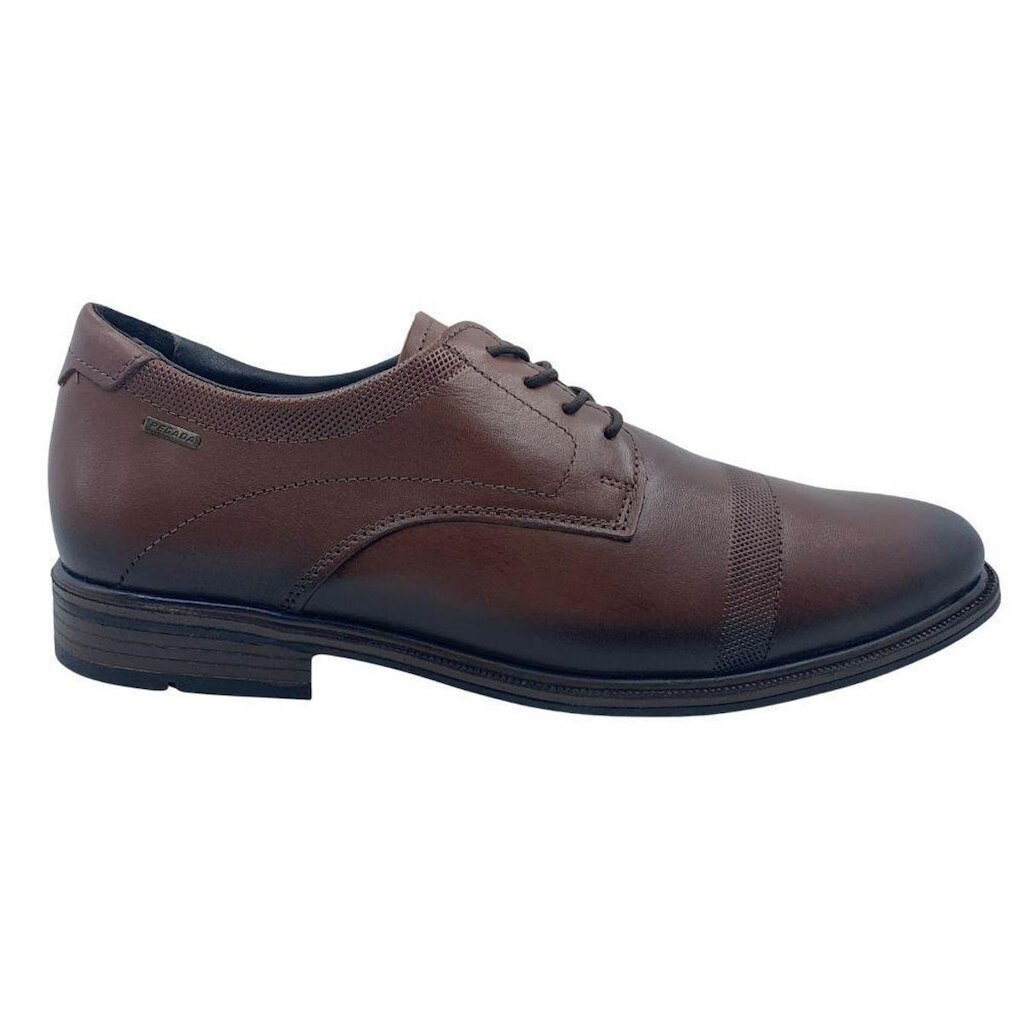 Sapato Pegada Amortech 126311 Couro Social Marrom - Pinhão 41