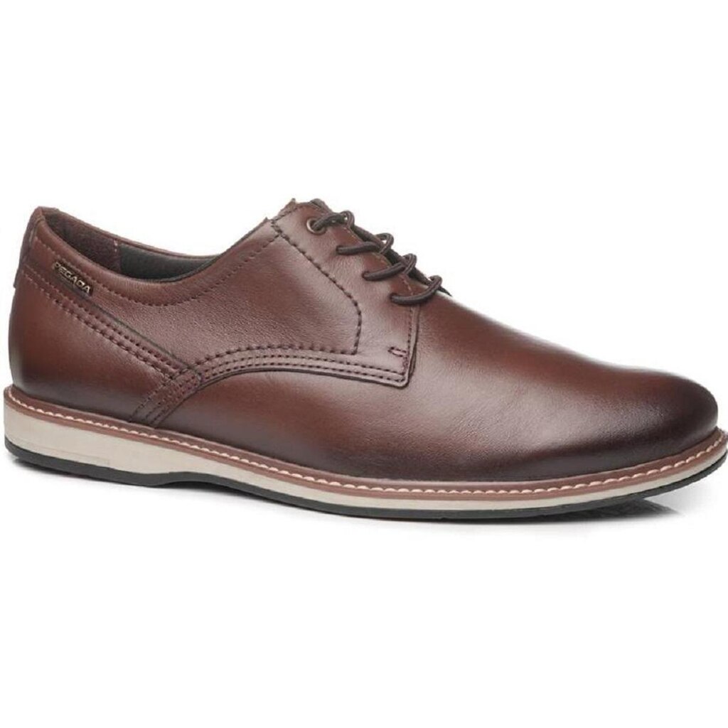 SAPATO PEGADA CASUAL EM COURO REF 125151 MASCULINO