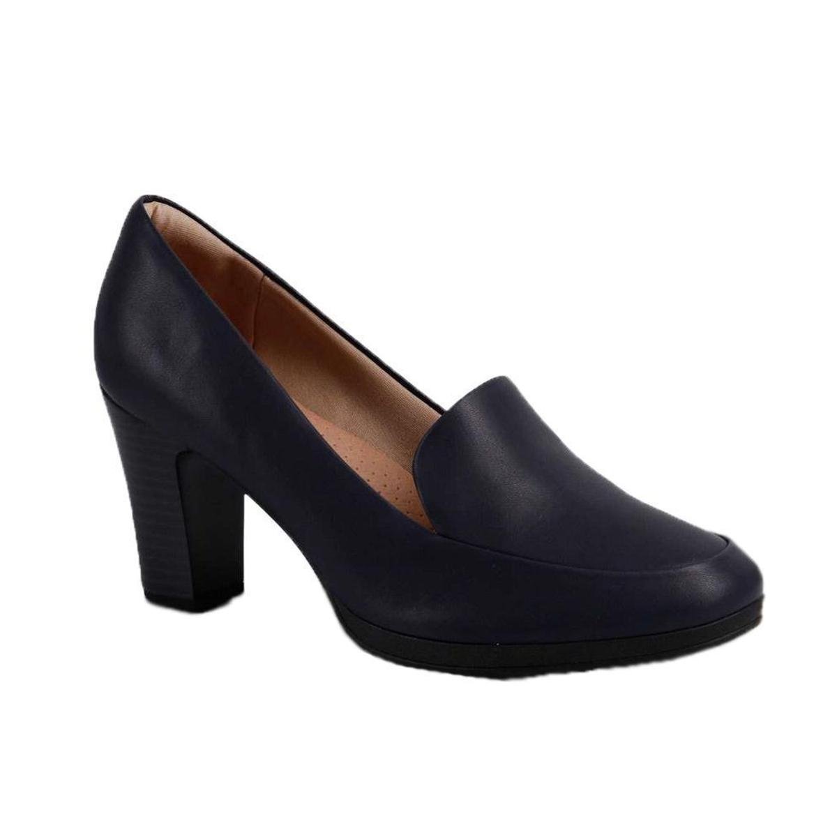 Sapato Piccadilly Salto Alto Feminino 130189 Esporte Medio Relax - Preto Menor preço em Sapato Piccadilly Salto Alto Feminino 130189 Esporte Medio Relax - Preto