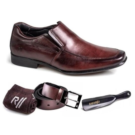 Sapato Rafarillo Kit em Social Couro Masculino Zattini