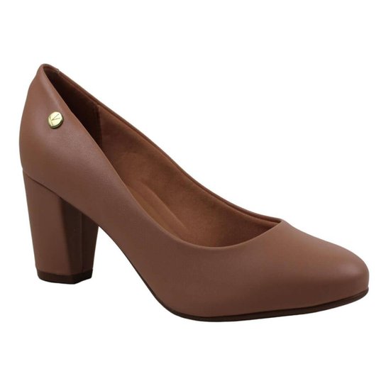 Sapato Vizzano Salto Sapatos Tacao Grosso Sapato Salto Alto