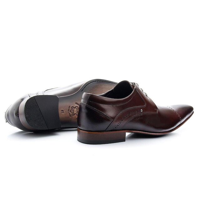 Sapato Sandalo Social Lincoln Marrom Cadarco