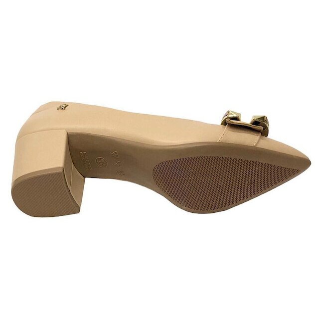 Sapato Santinelli Scarpin Salto Bloco 1524-037 Saara