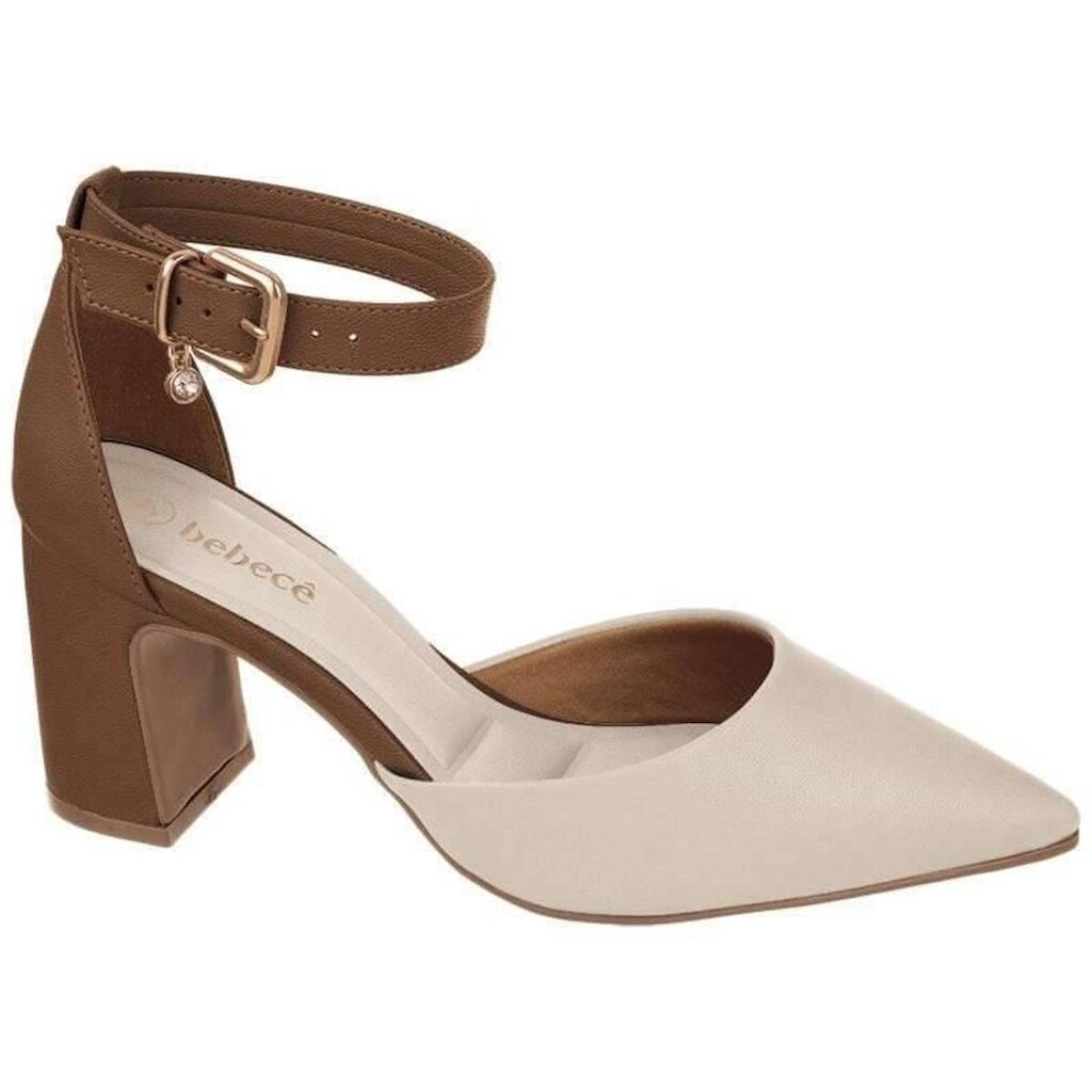 Sapato Scarpin Bebecê Salto Bloco Feminino