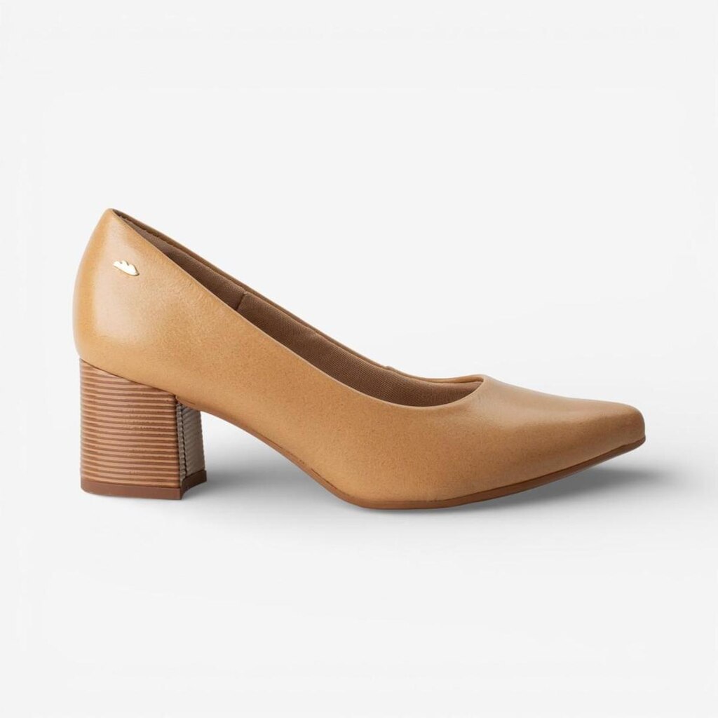 Sapato Scarpin Dakota Feminino Couro Caramelo