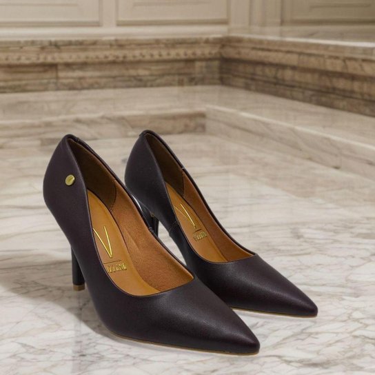 Sapato Scarpin Feminino Com Salto Médio Fino Moderno Vizzano