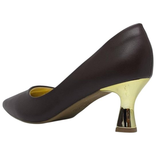 Sapato Scarpin Feminino Elegante Bico Fino Conforto Cacci