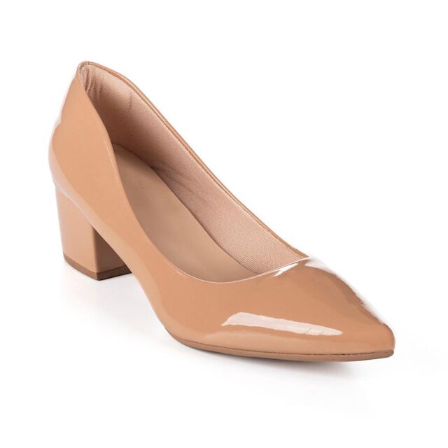 Sapato Scarpin Feminino Moda Rafaela Salto Medio 5 cm