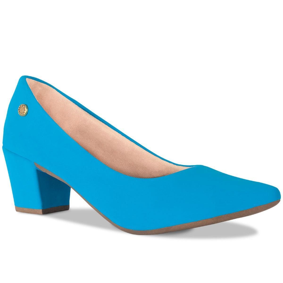 Scarpins Salto Baixo, Bico Fino, Meia Pata e mais Zattini